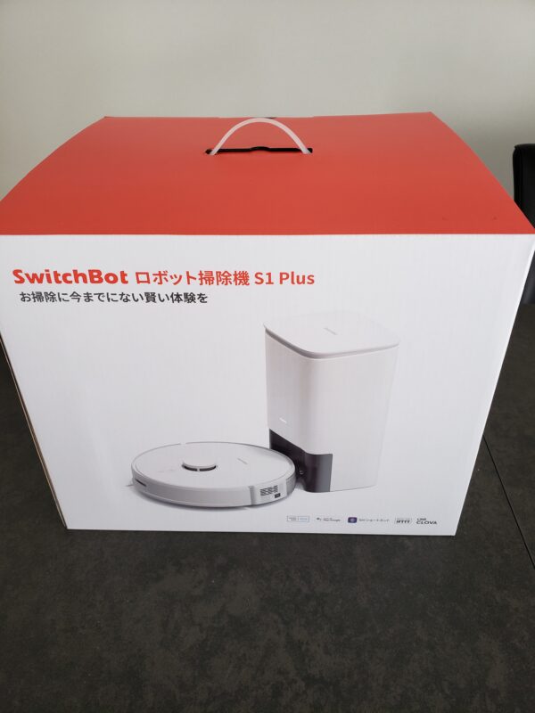 SwitchBotロボット掃除機S1 Plus外箱